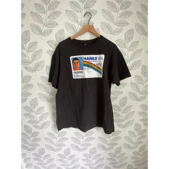 Superbad McLovin License Graphic Black T-shirt, Size XL - Picture 1 of 3